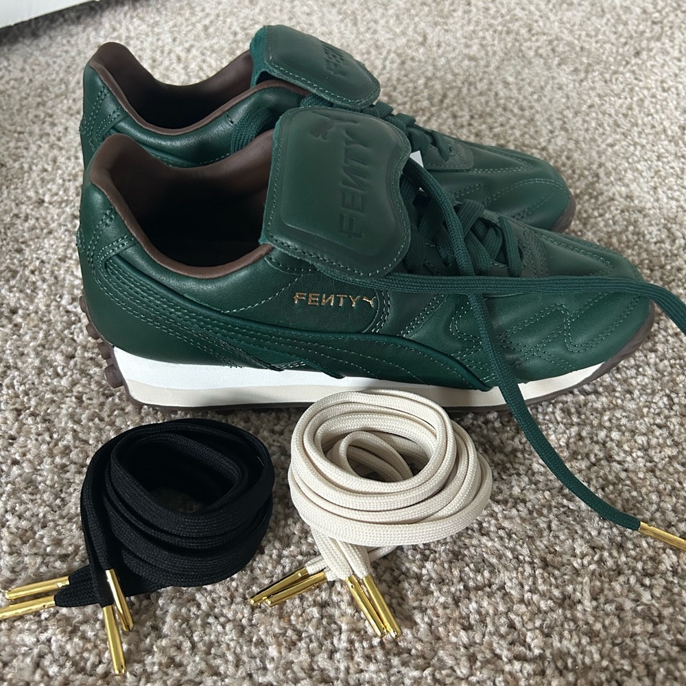 Fenty Beauty Forest Green Sneakers